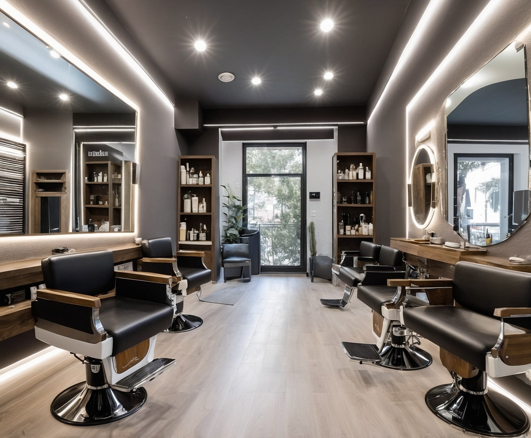 Corte de cabello y barba moderno en Madrid